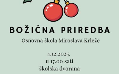 Poziv na Božićnu priredbu