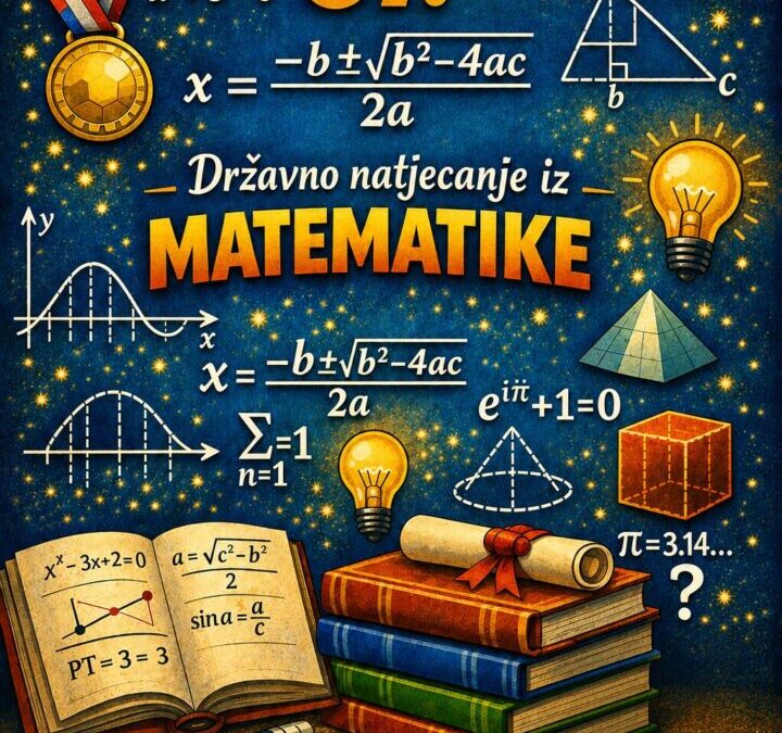 DRŽAVNO NATJECANJE IZ MATEMATIKE 2026.