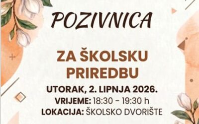 Poziv na školsku priredbu